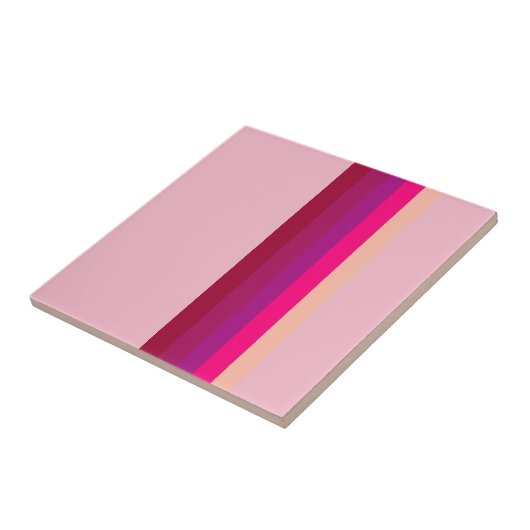 Midden-eeuwse moderne kleuren tegeltje (Zijkant)