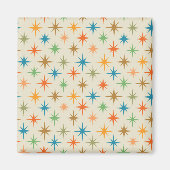 Midden-eeuwse moderne kleurrijke atoomuitbarsting magneet (Voorkant)