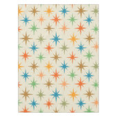 Midden-eeuwse moderne kleurrijke atoomuitbarsting tafelkleed (Voorkant)