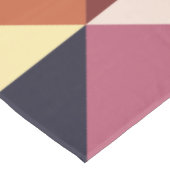 Midden-eeuwse moderne kleurrijke driehoeken tafelkleed (Gekanteld)