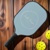 Midden-eeuwse moderne lichte lucht | Scriptnaam Pickleball Paddle