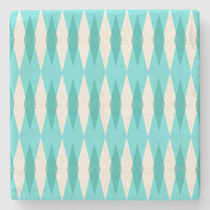 Midden-eeuwse moderne Onderzetter van Argyle Marbl