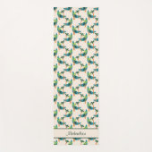 Midden-eeuwse moderne palm-oasis yogamat (Voorkant)