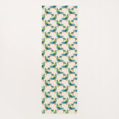 Midden-eeuwse moderne palm-oasis yogamat (Achterkant)