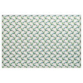 Midden-eeuwse moderne palm-oasispatroon stof (Yard (91,4 cm))