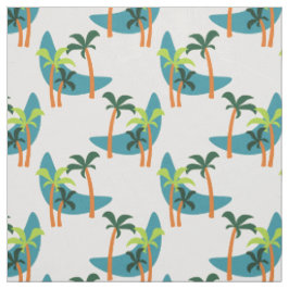 Midden-eeuwse moderne palm-oasispatroon stof