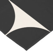 Midden-eeuwse moderne  patronen zwart en wit korte tafelloper (Hoek)