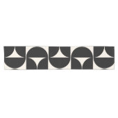 Midden-eeuwse moderne  patronen zwart en wit korte tafelloper (Horizontaal)