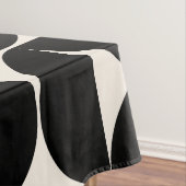 Midden-eeuwse moderne  patronen zwart en wit tafelkleed (Voorbeeld)