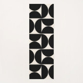 Midden-eeuwse moderne patronen zwart en wit yogamat (Voorkant)