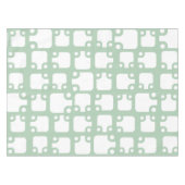 Midden-eeuwse moderne patroonsleuf groen 2 tafelkleed (Voorkant (Horizontaal))