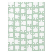 Midden-eeuwse moderne patroonsleuf groen 2 tafelkleed (Voorkant)