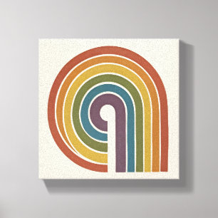Midden-Eeuwse Moderne Pride Vierkant Canvas Afdruk
