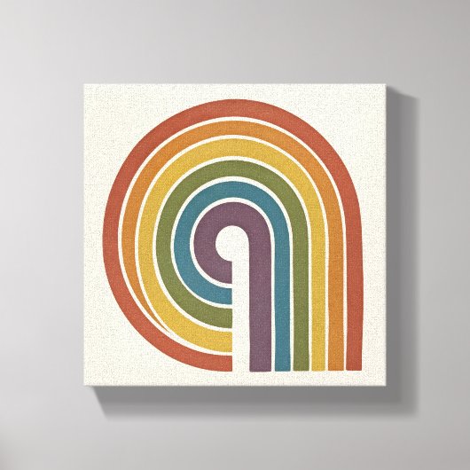 Midden-Eeuwse Moderne Pride Vierkant Canvas Afdruk (Voorkant)