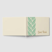 Midden-eeuwse moderne retro bladeren voor elke gel gastenboek (Volledig)