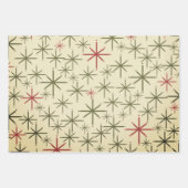 Midden-eeuwse moderne retro jaren 1950 kerst Vinta Inpakpapier Vel (Voorkant)