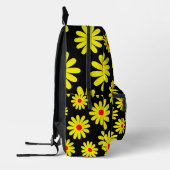 Midden-eeuwse moderne retro sinaasappel gele madel bedrukte rugzak (Links)