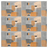 Midden-eeuwse moderne ruimtetijd Abstract Stof (Swatch)