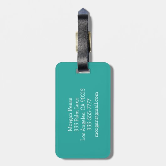 Midden-eeuwse moderne schilderkunst, diverse kleur bagagelabel (Achterkant verticaal)