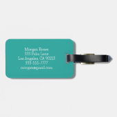 Midden-eeuwse moderne schilderkunst, diverse kleur bagagelabel (Achterkant horizontaal)