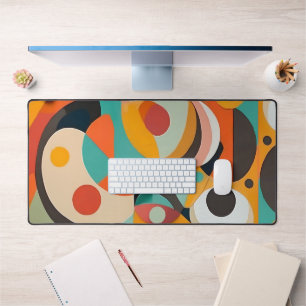 Midden-eeuwse moderne schilderkunst, diverse kleur bureaumat