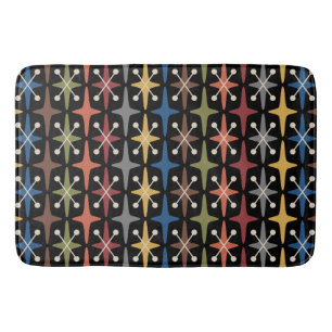 Midden-eeuwse moderne Starburst Patroon Badmat
