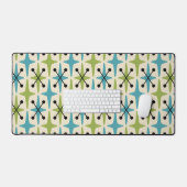 Midden-eeuwse moderne Starburst Patroon Bureaumat (Keyboard & Muis)