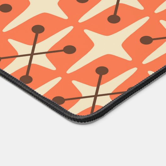Midden-eeuwse moderne Starburst Patroon Bureaumat (Hoek)