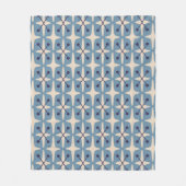 Midden-eeuwse moderne Starburst Patroon Fleece Deken (Voorkant)