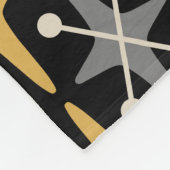 Midden-eeuwse moderne Starburst Patroon Fleece Deken (Hoek)