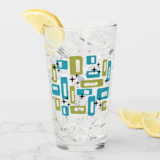 Midden-eeuwse moderne Starburst Patroon Glas (Voorkant ijs)