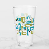 Midden-eeuwse moderne Starburst Patroon Glas (Voorkant)