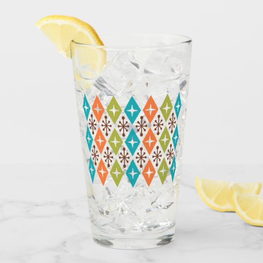 Midden-eeuwse moderne Starburst Patroon Glas (Voorkant ijs)