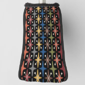 Midden-eeuwse moderne Starburst Patroon Golfheadcover (Draai 90)