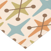 Midden-eeuwse moderne Starburst Patroon Korte Tafelloper (Hoek)