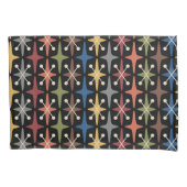 Midden-eeuwse moderne Starburst Patroon Kussensloop (Voorkant)