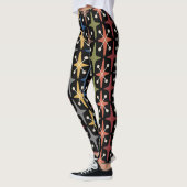 Midden-eeuwse moderne Starburst Patroon Leggings (Links)