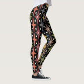 Midden-eeuwse moderne Starburst Patroon Leggings (Rechts)