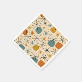Midden-eeuwse moderne Starburst Patroon Servet (Hoek)