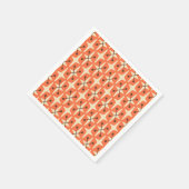 Midden-eeuwse moderne Starburst Patroon Servet (Hoek)