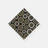 Midden-eeuwse moderne Starburst Patroon Servet (Hoek)