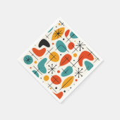 Midden-eeuwse moderne Starburst Patroon Servet (Hoek)