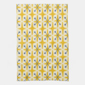 Midden-eeuwse moderne Starburst Patroon Theedoek (Verticaal)