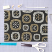 Midden-eeuwse moderne Starburst Patroon Tissuepapier (Craft)