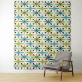Midden-eeuwse moderne Starburst Patroon Wandkleed (In situ)