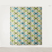 Midden-eeuwse moderne Starburst Patroon Wandkleed (Voorkant)