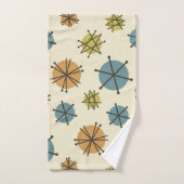 Midden-eeuwse moderne Starbursts veelkleurige Bad Handdoek (Handdoek)