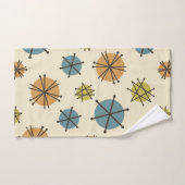 Midden-eeuwse moderne Starbursts veelkleurige Bad Handdoek (Handdoek)