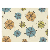 Midden-eeuwse moderne Starbursts veelkleurige Tafelkleed (Voorkant (Horizontaal))