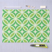 Midden-eeuwse moderne sterrenbeelden cirkels groen tissuepapier (Craft)